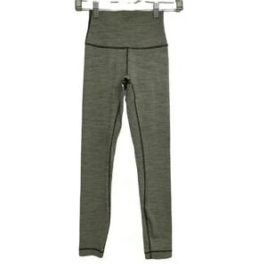 Lululemon Wunder Under Size 2 Hi-Rise Forage Teal Full Length Leggings